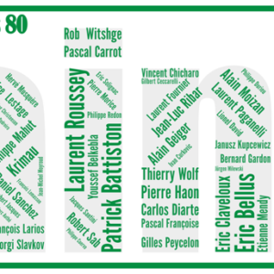 Affiche AS Saint-Etienne - Sainté - Années 80 - v2