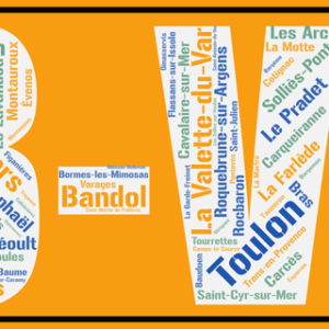 Affiche département Var +83 - v1