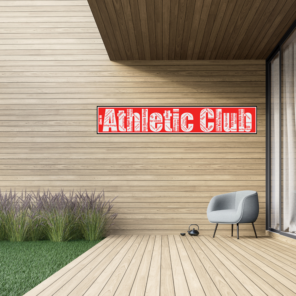 Affiche Athletic Club - Années 80