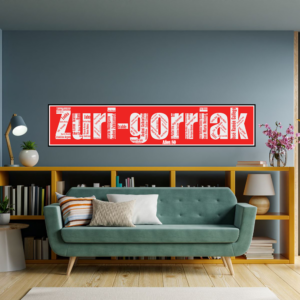 Affiche Athletic Club - Zuri-Gorriak - Années 80