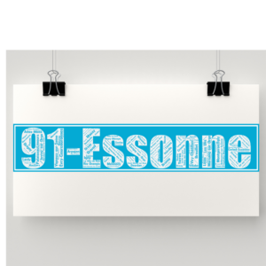 Affiche département Essonne + 91