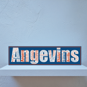 Affiche département Maine-et-Loire - Angevins