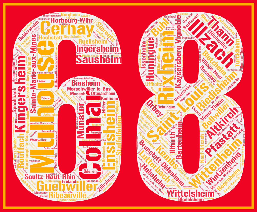 Affiche département Haut-Rhin - 68- v2