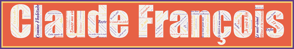 Affiche Claude François - v1