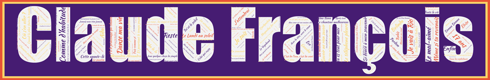 Affiche Claude François - v3
