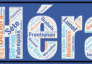 Affiche du département de l'Hérault +34 - v2