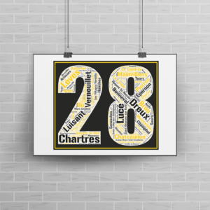 Affiche département Eure-et-Loir - 28 - v2