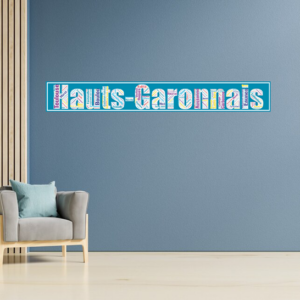 Affiche département de la Haute-Garonne Hauts Garonnais - v1