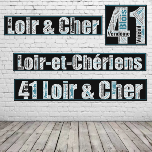 Affiche Département du Loir-et-Cher- Loir-et-Chériens - v2