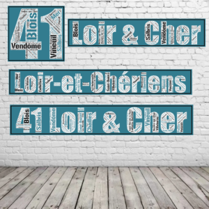 Affiche Département du Loir-et-Cher- Loir-et-Chériens - v1