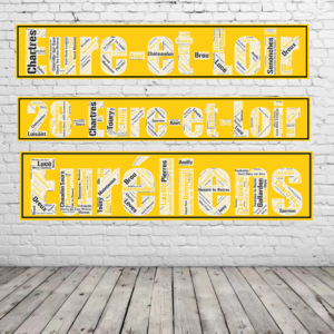 Affiche département Eure-et-Loir +28 - v1