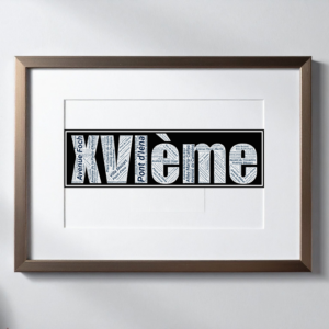 Affiche département Paris - XVIème