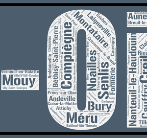 Affiche département Oise +60 - v1