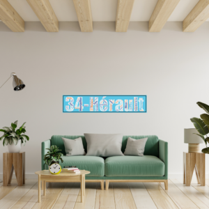 Affiche département Hérault +34