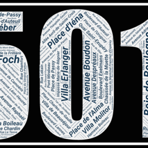 Affiche département Paris - 75016 - v1