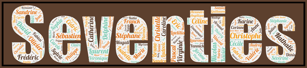 Affiche Prénoms Décennie 1970 - Seventies – Image 3