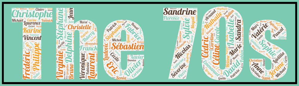 Affiche Prénoms Décennie 1970 - The 70s – Image 3