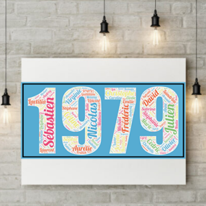 Affiche Prénoms Année 1979