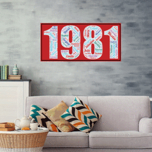 Affiche Prénoms Année 1981