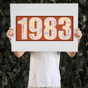 Affiche Prénoms Année 1983