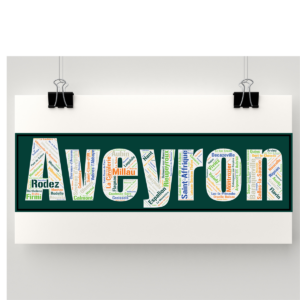 Affiche département Aveyron
