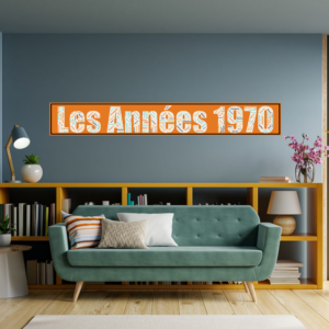 Affiche Prénoms Décennie 1970 - Les Années 1970