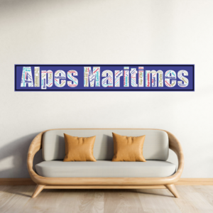 Affiche département Alpes Maritimes
