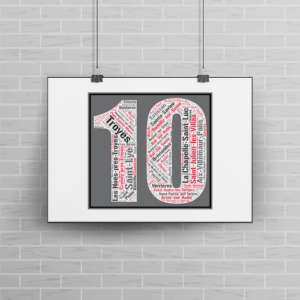 Affiche département Aube - 10