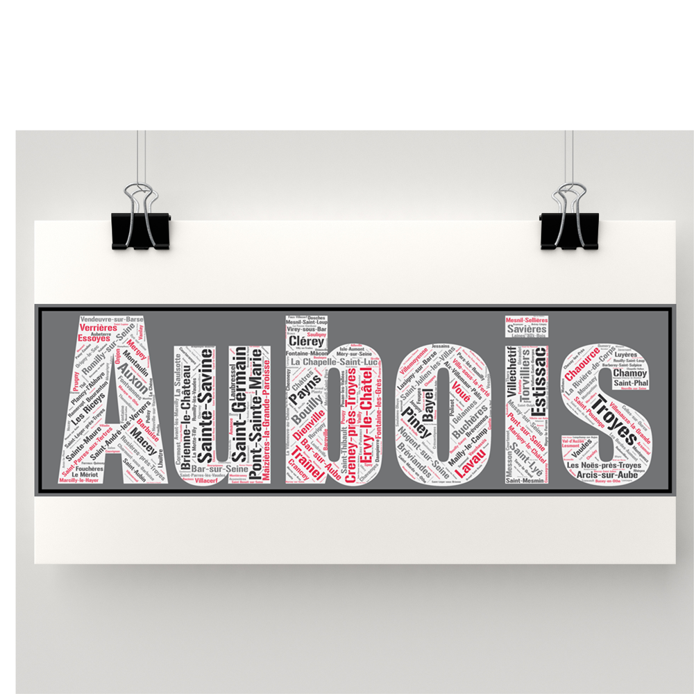 Affiche département Aube - Aubois