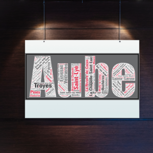 Affiche département Aube