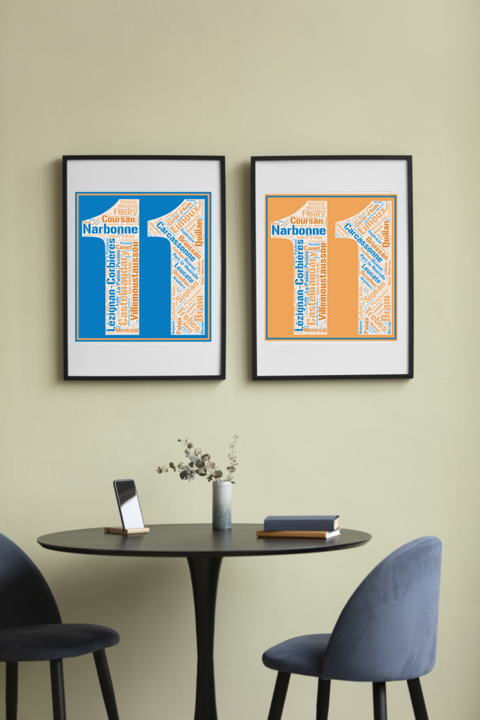 Affiche département Aude - 11