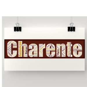Affiche département Charente