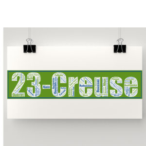 Affiche département Creuse +23