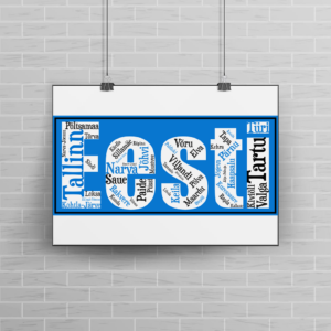 Affiche Estonie - Eesti