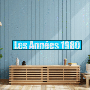 Affiche Prénoms Décennie 1980 - Les Années 1980