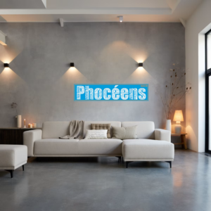 Affiche Olympique Marseille - Phocéens - Années 80