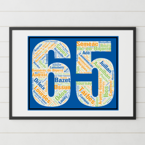 Affiche département Hautes-Pyrénées - 65