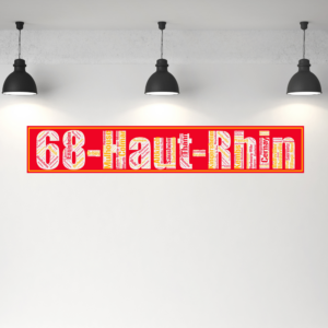 Affiche département Haut-Rhin +68