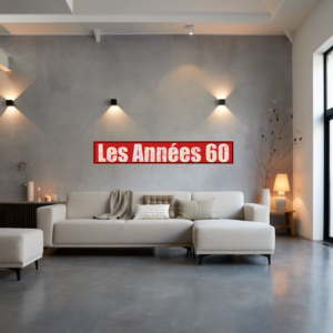 Affiche Prénoms Décennie 1960 - Les Années 60