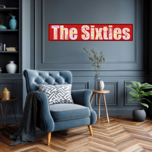 Affiche Prénoms Décennie 1960 - The Sixties