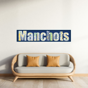 Affiche département Manche - Manchots