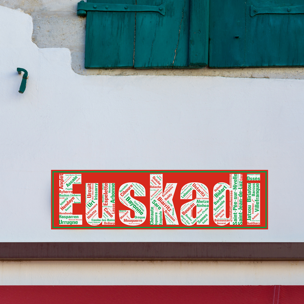 Affiche Pays Basque français - Euskadi
