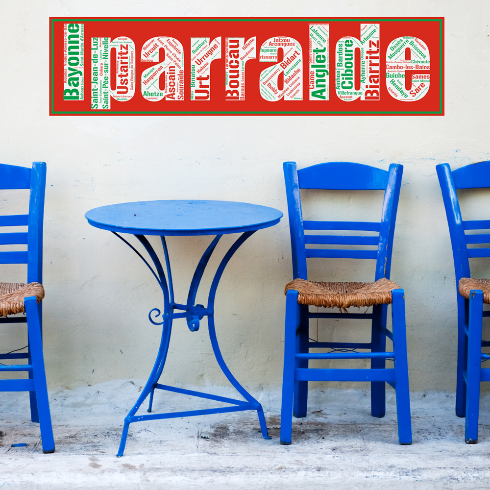 Affiche Pays Basque français - Iparralde