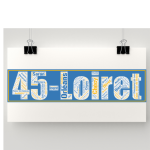 Affiche Département Loiret +45