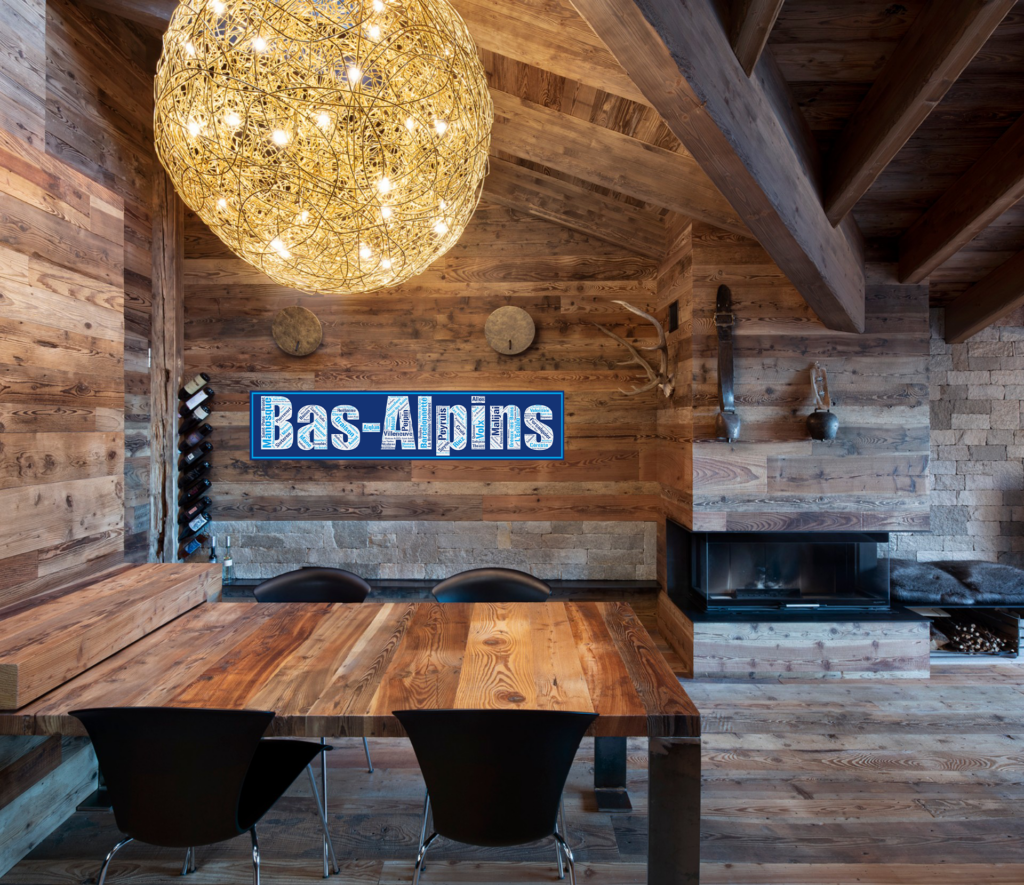 Affiche département Alpes de Haute Provence - Bas Alpins