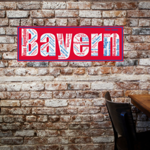 Affiche FC Bayern München - Bayern - Années 80