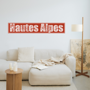Affiche département des Hautes Alpes - v1
