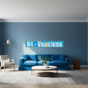 Affiche département Vaucluse +84