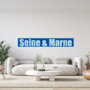 Affiche département Seine et Marne