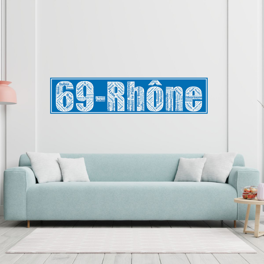 Affiche département Rhône+69